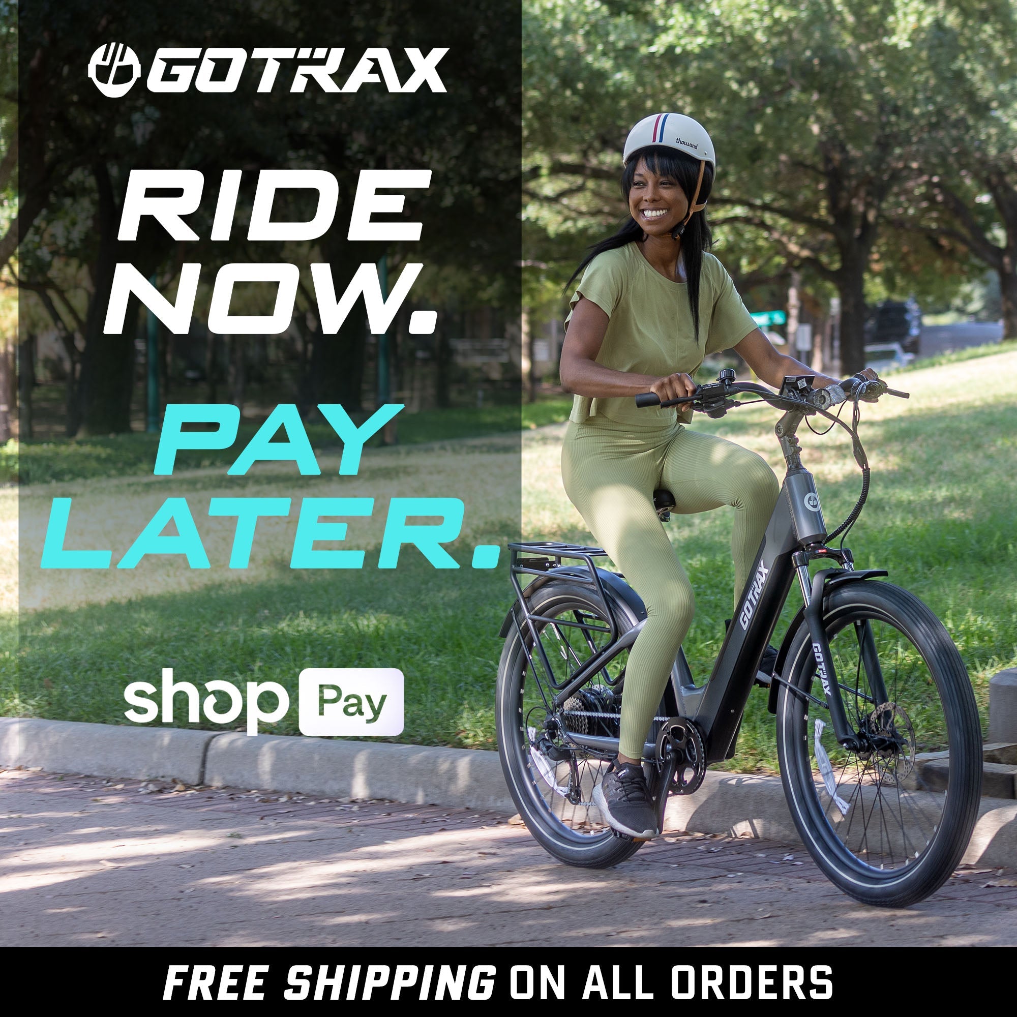 CTI 3 Step Through Electric Bike - GOTRAX