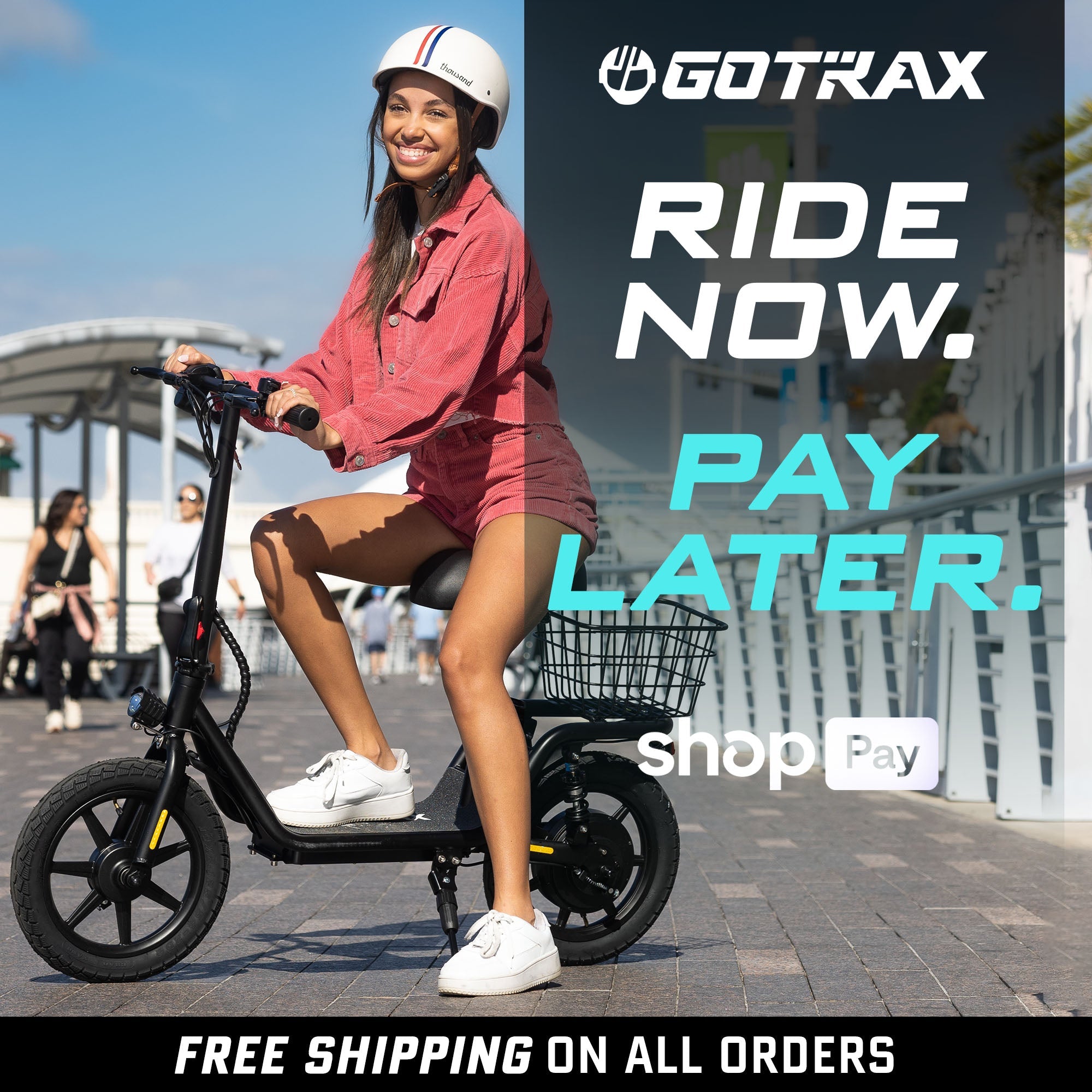 Flex Campus Electric Scooter with Seat - GOTRAX
