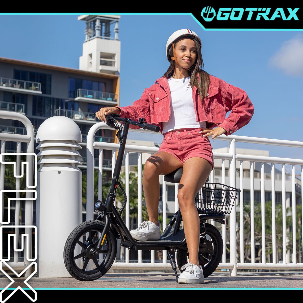 Flex Electric Scooter with Seat - GOTRAX
