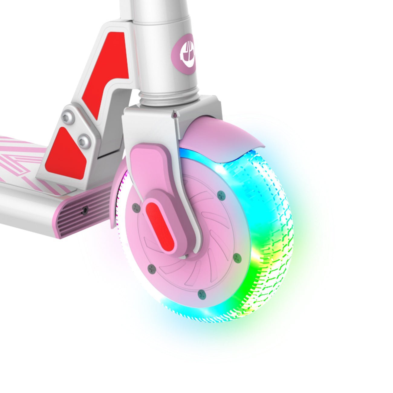 GKS LUMIOS (Pink) Electric Scooter Wheel Assembly - GOTRAX